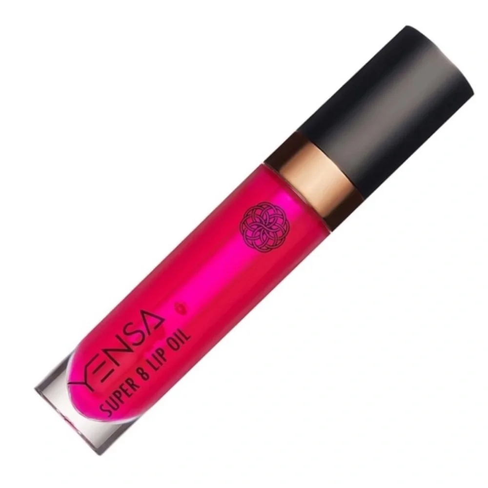 YENSA Super 8 Lip Oil in Pink Shine - Sheer Light Pink  0.23 fl oz / 6.8 ml